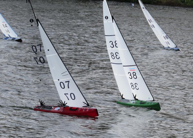 Scottish District 2019 IOM Travellers Series event 1 at Greenock photo copyright Hugh Shields & Bill Terry taken at Greenock Model Yacht and Power Boat Club and featuring the One Metre class