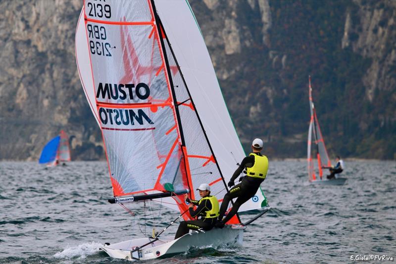 29er Eurocup at Lake Garda photo copyright Elena Giolai taken at Vela Garda Trentino and featuring the 29er class