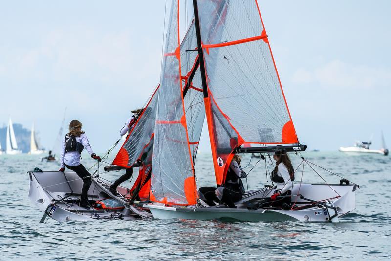 29er - Predictwind Auckland Girls Championships - March 23, 2019 - photo © Richard Gladwell