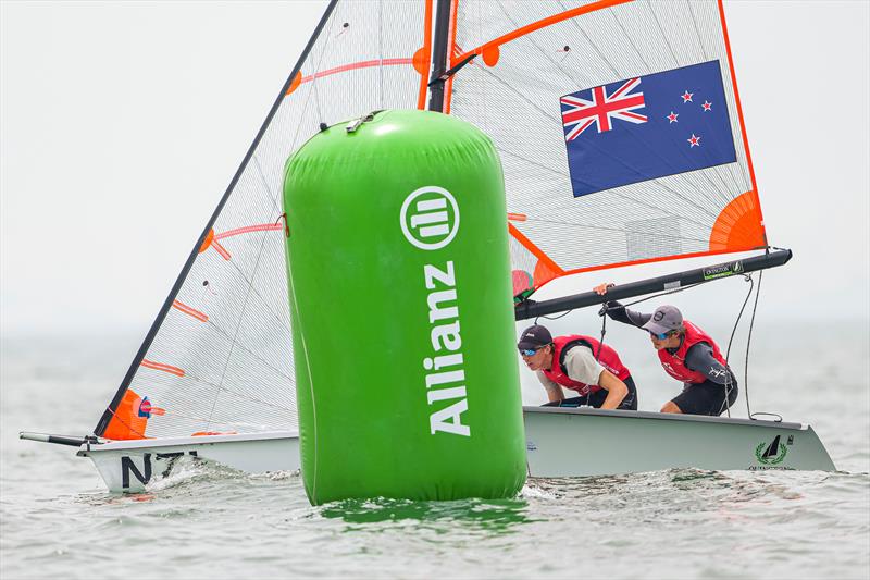 George Lee Rush / Seb Menzies (NZL) (Boys 29er) - Allianz Youth World Sailing Championships - Day 4 - The Hague - July 2022 - photo © Sailing Energy / World Sailing