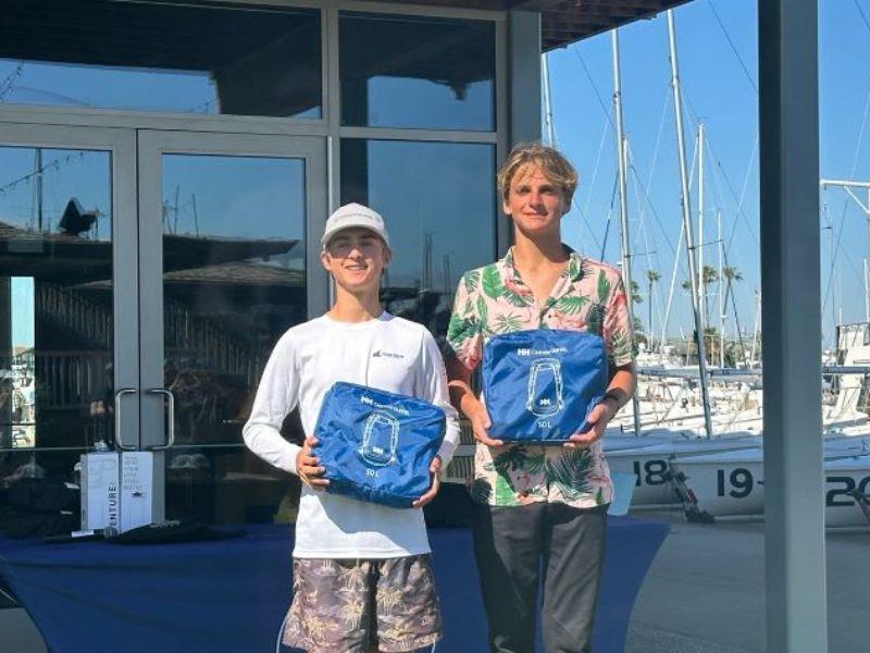 7th Annual San Diego OCR: 29er Fleet, Kevin Cason and Holland Vierling photo copyright SDYC taken at San Diego Yacht Club and featuring the 29er class
