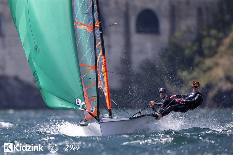 2025 29er European Championship at Fraglia Vela Riva Day 3 - photo © Sander van der Borch