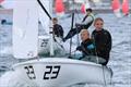 Rosie and Susie Sheahan during the 420 Autumn Championships at Torbay © Jon Cawthorne
