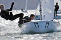 Joe Warwicker and Huge Valentine during the 420 Autumn Championships at Torbay © Jon Cawthorne