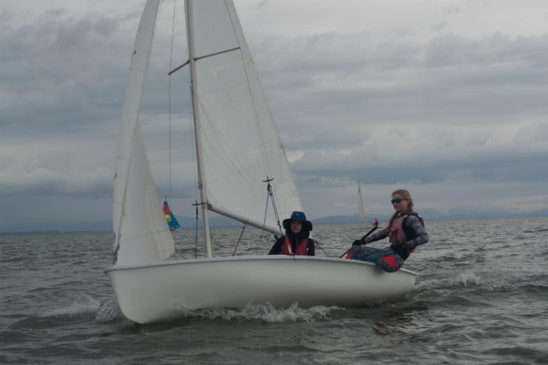 Emily and Maryam Batool in her first ever race winning the Brunei Bart's Bash Trophy during Bart's Bash 2017 photo copyright Royal Brunei Yacht Club taken at Royal Brunei Yacht Club and featuring the 420 class