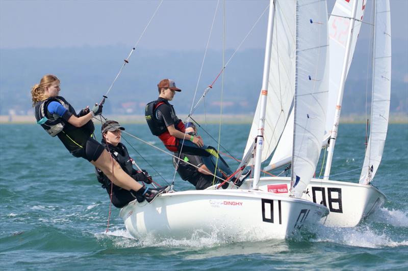 Itchenor Sailing Club Junior Fortnight photo copyright Billy Bowman taken at Itchenor Sailing Club and featuring the 420 class