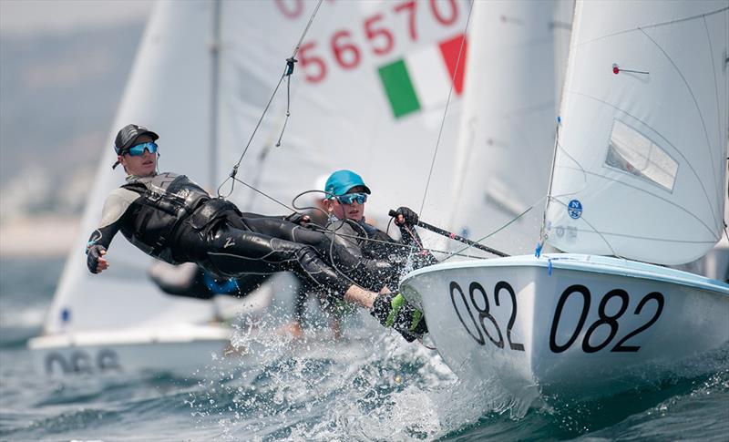 Mason Mulcahy/Andre Van Dam (NZL) move up the leaderboard on day 2 - 2019 420 World Championship - photo © Osga - João Ferreira 