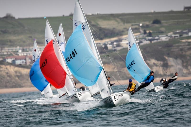 Calum Cook and Calum Bell, 420 photo copyright RYA / British Youth Sailing / Paul Wyeth taken at Plymouth Youth Sailing and featuring the 420 class