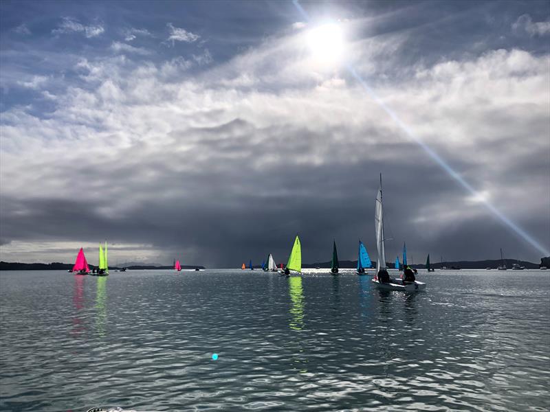 2022 NZ Schools Match Racing Championships - Algies Bay - October 2022 photo copyright NZSMR taken at Takapuna Boating Club and featuring the 420 class