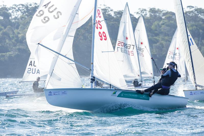 Sail Sydney 2017, Day 2, December 12 2017 photo copyright Robin Evans taken at Woollahra Sailing Club and featuring the 470 class