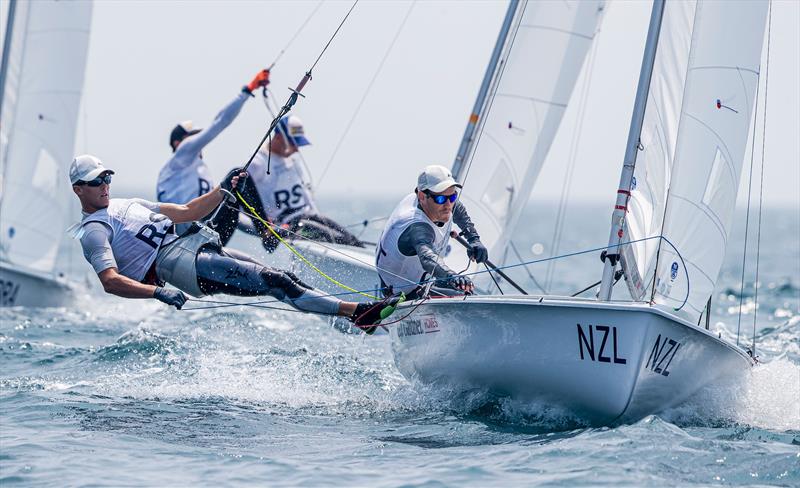  Paul Snow - Hansen and dan Willcox (NZL) - 470 - Day 3, Olympic Sailing Test Event - Enoshima - August 2019 photo copyright Jesus Renedo / Sailing Energy / ISAF taken at  and featuring the 470 class