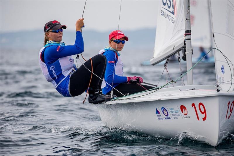 U.S. Women's 470, Carmen and Emma Cowles photo copyright Sailing Energy / World Sailing taken at  and featuring the 470 class