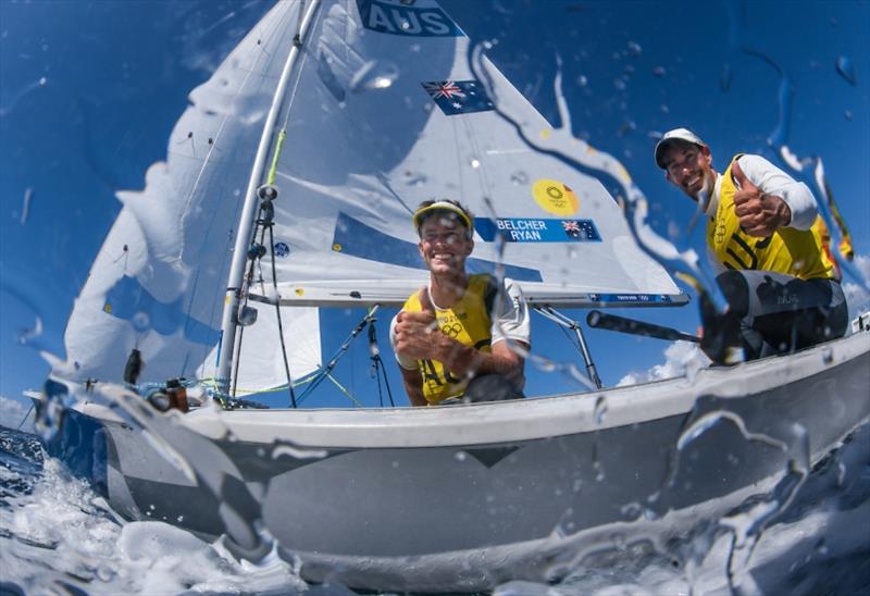 Mat Belcher and Will Ryan - Tokyo 2020 Olympics - photo © Sailing Energy / World Sailing