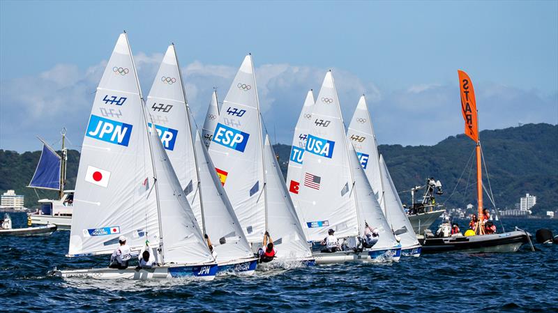 Men 470 Medal Race - Tokyo2020 - Day 10 - August 4, , Enoshima, Japan photo copyright Richard Gladwell - Sail-World.com / nz taken at  and featuring the 470 class