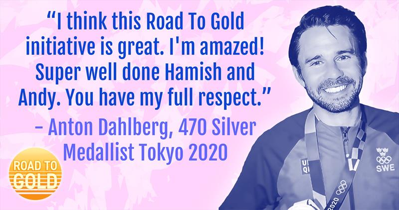 Live Q&A with 470 Olympic silver medallist and 2022 European Champion, Anton Dahlberg photo copyright Road to Gold taken at  and featuring the 470 class