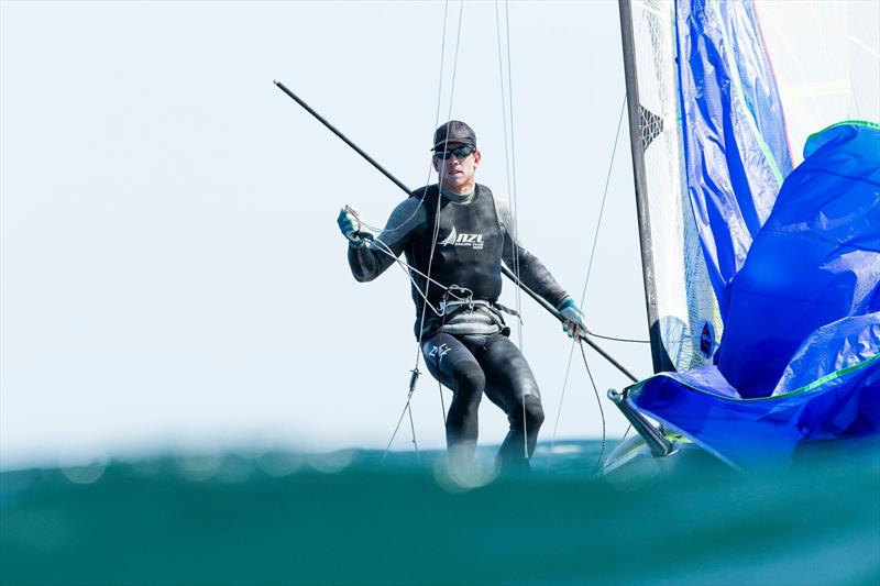 Peter Burling (NZL)- Day 1,  2019 Volvo 49er European Championships, Weymouth, UK - May 13, 2019 photo copyright Mark Lloyd / Lloyd Images taken at Weymouth & Portland Sailing Academy and featuring the 49er class