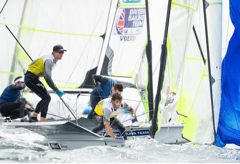 Peter Burling and Blair Tuke (NZL)  (NZL) - 49er European Championship - Weymouth - Day 4 - photo © Lloyd Images / <a target=