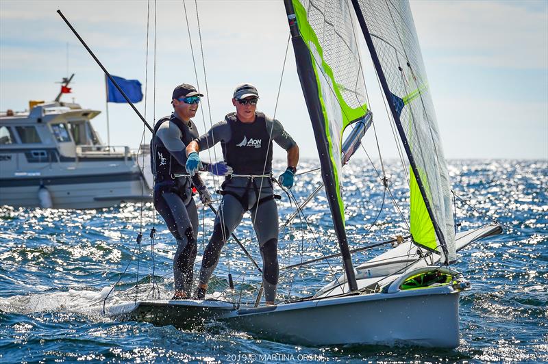 - NZL - 49er Junior Worlds, Risor, Norway - July 2019 photo copyright Martina Orsini taken at  and featuring the 49er class
