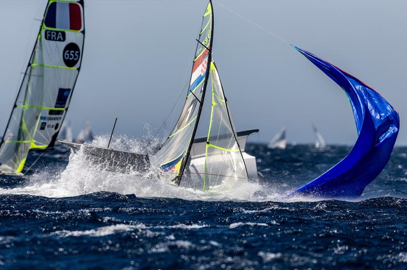 World Sailing's new levies on the Olympic classes are expected to create some excitement amongst the ranks of all Olympic class sailors photo copyright Pedro Martinez / Sailing Energy taken at  and featuring the 49er class