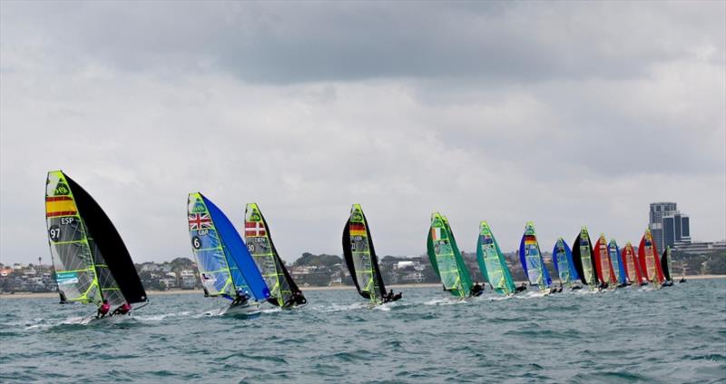 2019 Hyundai 49er, 49erFX and Nacra 17 World Championships - Day 5 photo copyright Pedro Martinez / Sailing Energy taken at  and featuring the 49er class