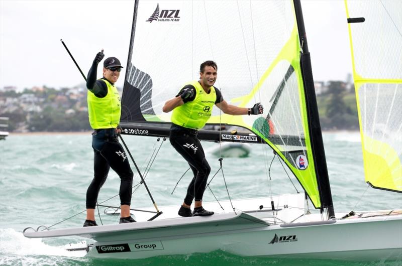 Peter Burling and Blair Tuke - 2019 Hyundai 49er, 49erFX and Nacra 17 Worlds final day - photo © Pedro Martinez / Sailing Energy