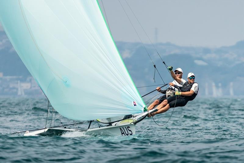 Australian Sailing Team members Will and Sam Phillips photo copyright Australian Sailing Team taken at  and featuring the 49er class