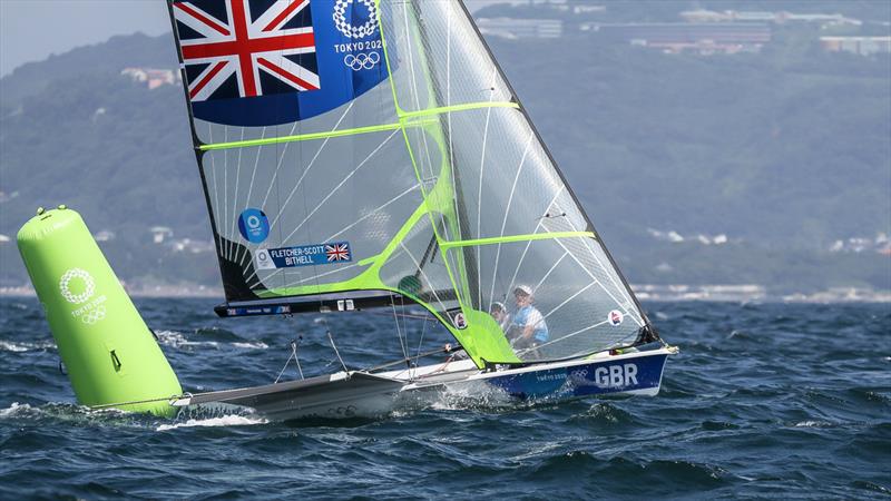 Tokyo2020 - Day 4 - July, 28, - Enoshima, Japan. Dylan Fletcher and Stuart Bithell - 49er (GBR) - photo © Richard Gladwell - Sail-World.com / nz