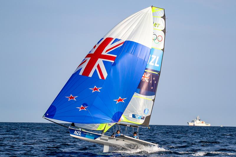 Tokyo2020 - Peter Burling and Blair Tuke -Mens 49er - Day 7- July, 31, - Enoshima, Japan photo copyright Richard Gladwell / Sail-World.com / nz taken at  and featuring the 49er class