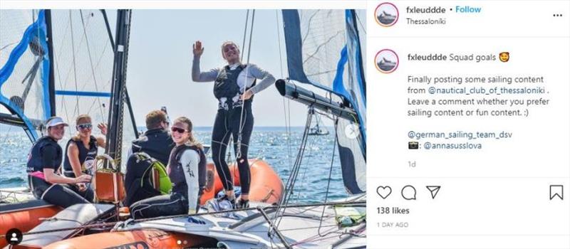 A post shared by Moin Leuddde (@fxleuddde) photo copyright Moin Leuddde taken at  and featuring the 49er class