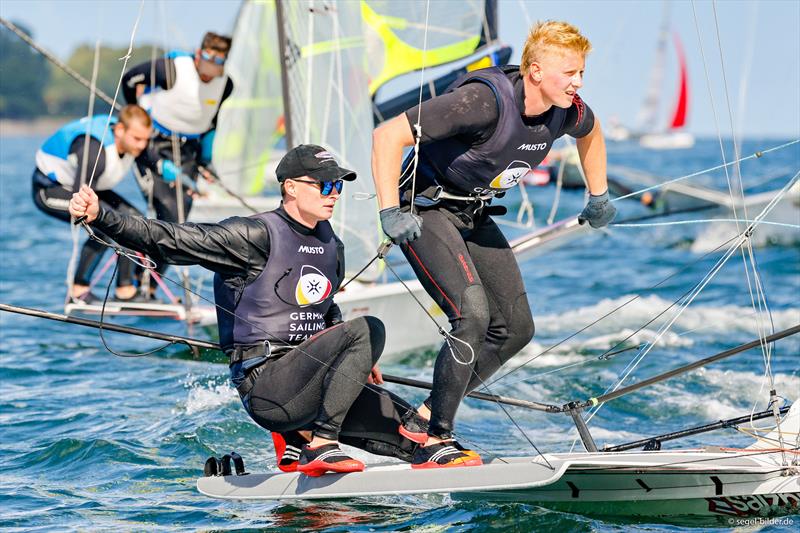 Tim Fischer (left) and Fabian Graf - shown here at Kiel Week 2020 - will be competing as runners-up. - photo © Christian Beeck / Kieler Woche