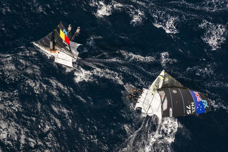Jo Aleh and Molly Meech - 49erFX World Championships - Lanzarote, Spain - March 2024 - photo © Sailing Energy