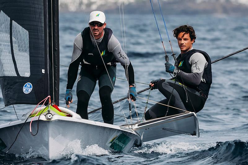 Jim Colley and Shaun Connor photo copyright Sailing Energy taken at  and featuring the 49er class