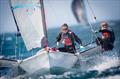 Big winds for the FX fleet on day 5 of the 49er Worlds in Portugal © Maria Muina / www.sailingshots.es