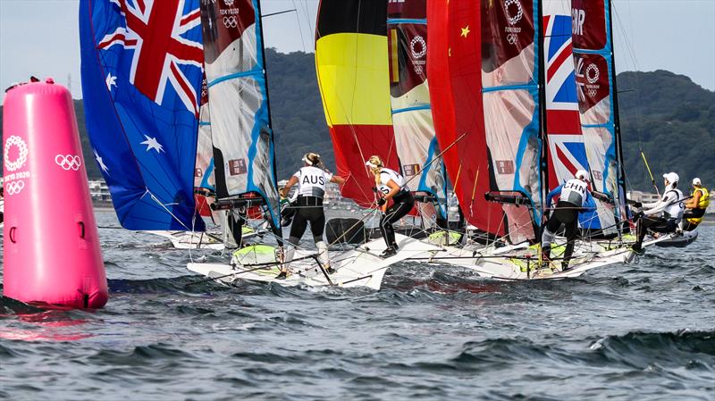 49erFX - Tokyo2020 - Day 6- July, 30, - Enoshima, Japan. - photo © Richard Gladwell - Sail-World.com/nz