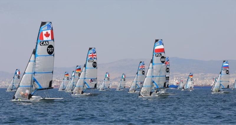 49er European Championships 2021 - Day 1 - photo © Nikos Pantis