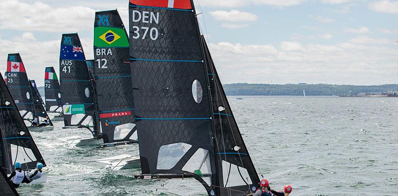 2022 49er, 49erFX and Nacra 17 European Championships photo copyright Jan Nielsen taken at Sail Canada and featuring the 49er FX class