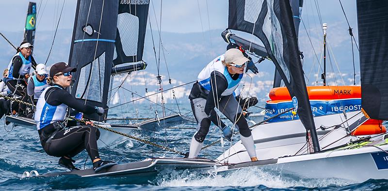 Antonia and Georgia Lewin-LaFrance 4th in 49erFX at the 2024 Princess Sofia Trophy Regatta photo copyright Sailing Energy taken at Sail Canada and featuring the 49er FX class
