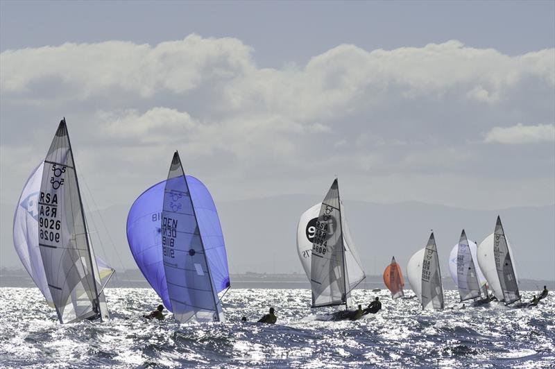 Day 1 of the SAP 505 World Championships  photo copyright SAP / Christophe Favreau / www.christophefavreau.com taken at Algoa Bay Yacht Club and featuring the 505 class