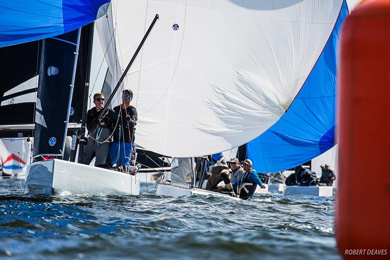 5Billy5 leads Girls on Film - Day 1 - 2019 5.5 Metre Worlds in Helsinki photo copyright Robert Deaves taken at  and featuring the 5.5m class