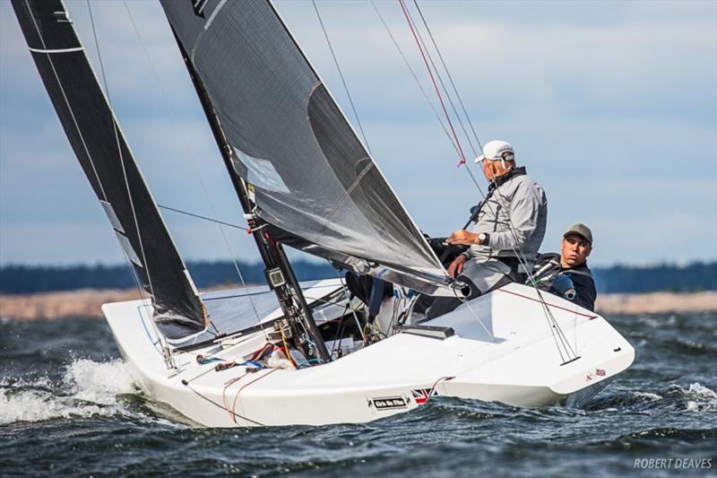 Day 2 of the 5.5 Metre World Championship 2019 photo copyright Robert Deaves taken at  and featuring the 5.5m class