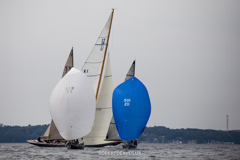 Traumfänger and Forza del destino - 5.5 Metre German Open - Robbe & Berking Sterling Cup 2022 photo copyright Robert Deaves taken at Flensburger Segel-Club and featuring the 5.5m class