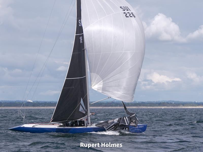 ChlikaChlikaChlika (Antonin Radue, Pascal Radue and Patrick Huguenin) - 5.5 Metre class World Championship photo copyright Rupert Holmes taken at Yacht Club de l'Odet and featuring the 5.5m class