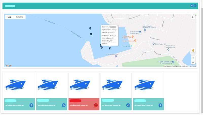 BoatSecure Fleet Manager View photo copyright BoatSecure taken at  and featuring the  class