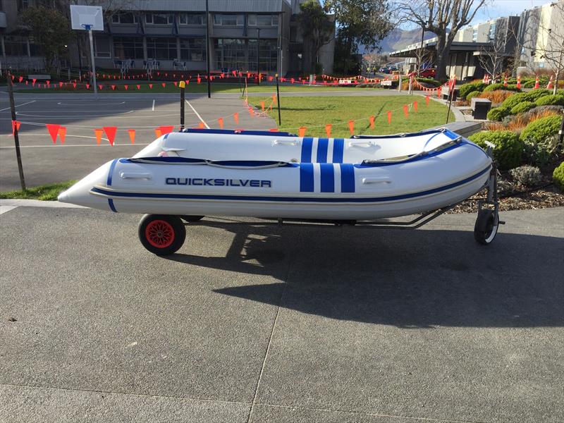 The refurbished RIB for Pleasant Point Sailing Club photo copyright Pleasant Point SC taken at  and featuring the  class