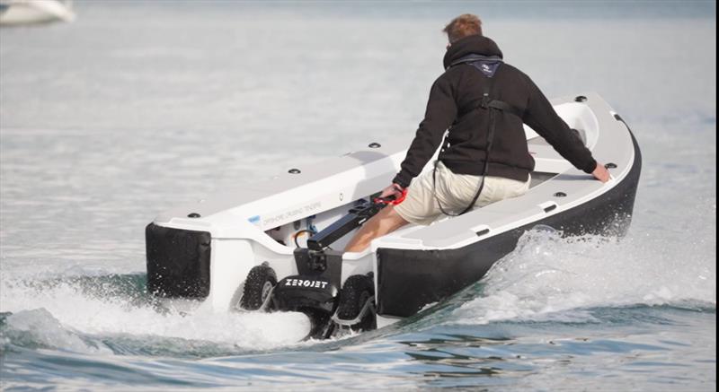 ZeroJet Electric Jet Powered Tender photo copyright Racetech Manufacturing taken at Royal New Zealand Yacht Squadron and featuring the  class