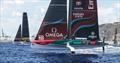 Emirates Team New Zealand -  America's Cup Practice - AC40 - Day 2 - Barcelona - September 1, 2023