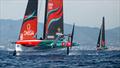 Emirates Team New Zealand -  America's Cup Practice - AC40 - Day 2 - Barcelona - September 1, 2023