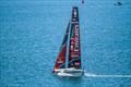 Emirates Team New Zealand sailing off Auckland's North Shore - October 17, 2025