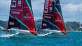 Emirates Team NZ - two boat training - Auckland - November 20, 2025