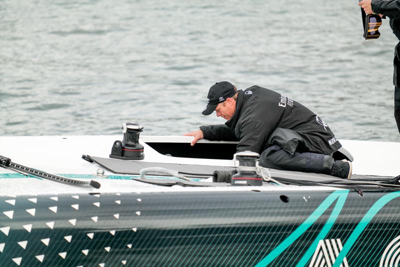 America's Cup Recon Emirates Team New Zealand AC40 Day 1 - photo © Adam Mustill / America's Cup